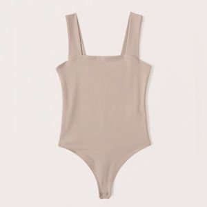 Worn once - Abercrombie Double-Layered Seamless Fabric Squareneck Bodysuit